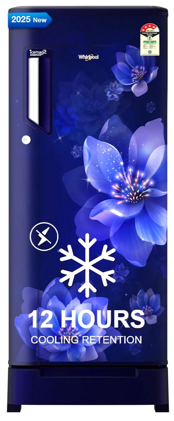 Whirlpool 192 L 4 Star Icemagic Powercool Direct-Cool Single Door Refrigerator with Base Drawer (215 IMPC ROY 4S)